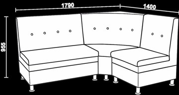 Кухонный угловой диван Нео КМ-05 ДУ в Брянске - предосмотр 2